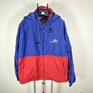 Vintage RFK Stadium Crest Signature Collection Blue & Red Windbreaker Jacket XL